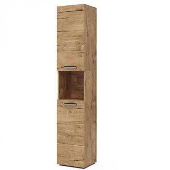 Mobile bagno Luna, Quercia Wotan, 37 x 190 cm