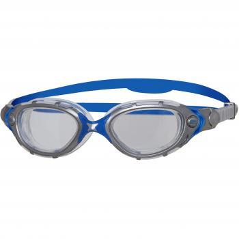 Zoggs Adult Predator Flex – Schwimmbrille (Grey/Blue) – 1 Größe