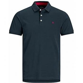 Polo Estivo JACK & JONES Jjepaulos, Navy Blazer/True Red