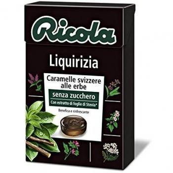Caramelo de Hierbas y Regaliz Suizo Ricola Bio sin Azúcar 50g