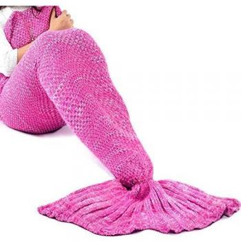 YOWAO Coperta Sirena in Maglia