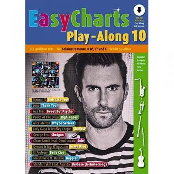 Uwe Bye Easy Charts Play-Along: Die Größten Hits Spielerisch Leicht Gesetzt. Band 10. C/eb/bb-Instrument. Ausgabe Mit Online-Audiodatei. (Music Factory)