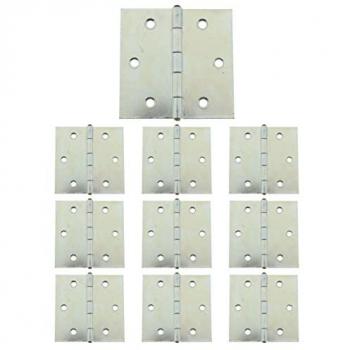 Scharniere 51 x 51 mm, 10er Set, verzinkt
