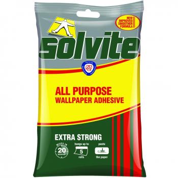 Solvite All Purpose Wallpaper Adhesive Paste Sachet 5 Roll