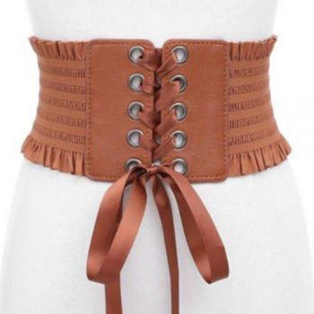Ceinture Corset Élastique Femme Glands Boucle