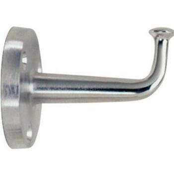 Brass-Hardware Heavy-Duty Clothing Hanger by Bobrick, Satin Nickel-Coated, 211 Series, 300 lbs Capacity