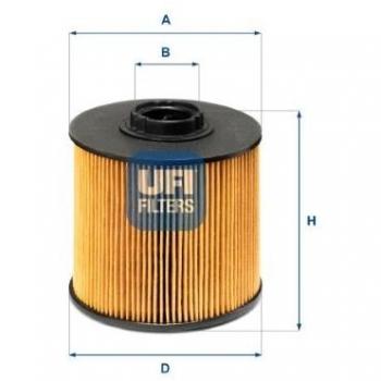 Filtro de Combustible Modelo 26.149.00 UFI