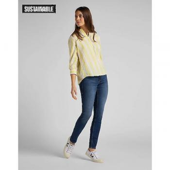 Lee Damen Jeans Scarlett L526QDTN Dunkelblau Skinny Fit 29/31