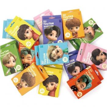 BTS (Bangtan Boys) Accessorio monouso TinyTAN Dynamite 20x10 (200 pezzi) – Ufficiale, Originale, Autentico