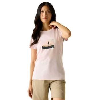 Regatta Fingall Short-Sleeve Graphic Shirt – Women's Light Pink, Size 10