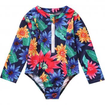 Bañador verano para bebé niña con cremallera