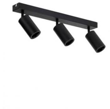 Optonica Luminaire à Trois Spots GU10 Noir