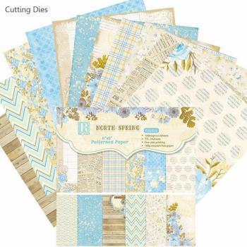 12 Sheets Winter Background Paper for Crafts