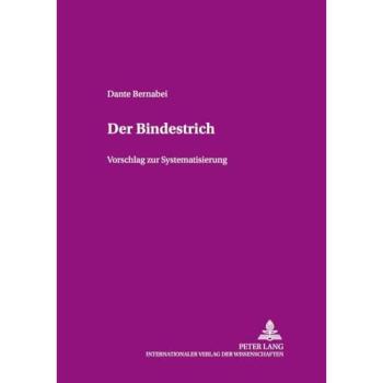 Der Bindestrich: Vorschlag zur Systematisierung