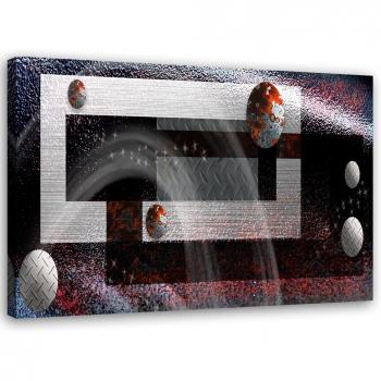 Canvas 60x40 Geometric Balls Design