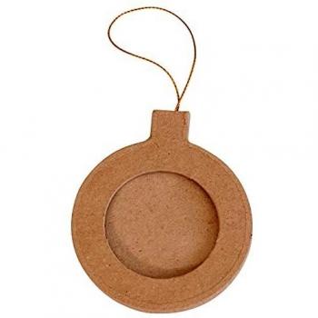 Cadre Boule Rondes de Noël à suspendre 20 cm