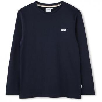 T-shirt Boss garçon 16A couleur bleue