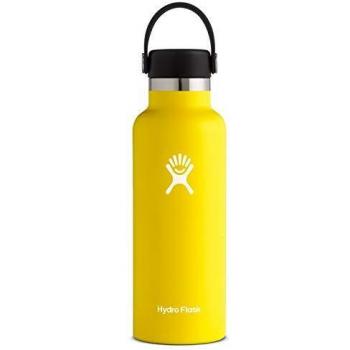 Hydro Flask 21 oz Standard Mouth (Unisex), Flex Cap – Lemon Edition