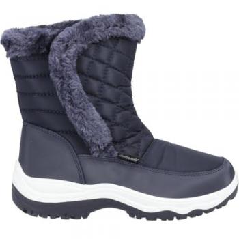 Cotswold Butterrow Bottes Mi-Mollet D'hiver Femme Bleu Marine