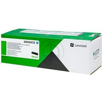 Lexmark Return Program Cyan Toner Cartridge (20N20C0)