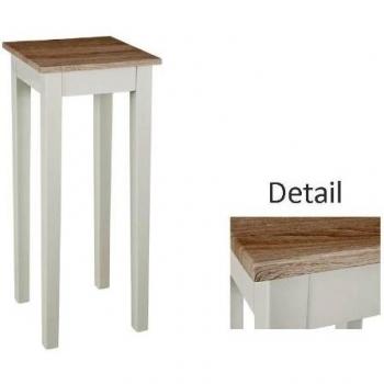 Mueble Consolador Haku en Blanco y Roble Natural