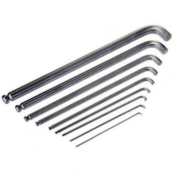 Wera 950 Hex-Plus 4 Chrome-plated Hex-Key Set, Metric, 1.5-10 mm, 9 Piece