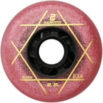 Polyuréthane Durable FSK 83A Roue Slalom – 72 mm – Bleu Rose – Kit 4 pièces