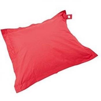 Solys Housse Vide Pouf XXL imperméable Corail Rectangulaire 180 x 145 cm
