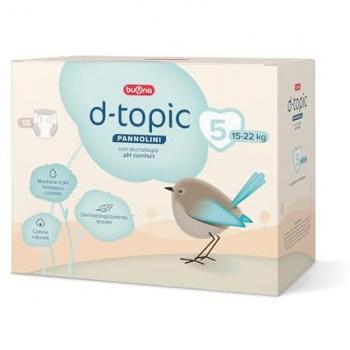 D-topic pannolini taglia 5, confezione da 18 pezzi