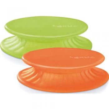 Set de Tapa Flexible 2 Unidades 11,5 cm – Verde/Naranja