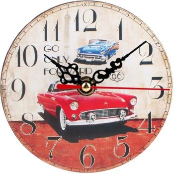 Rustic 3D Wooden Wall Clock