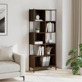 VidaXL Bookcase Black 72x28x172 cm Engineered Wood