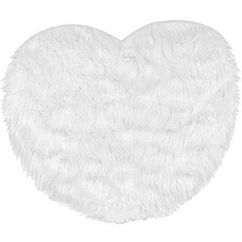 Tapis Antidérapant Douche Coeur Shaggy