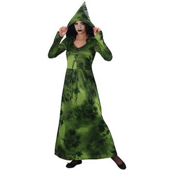 Robe de Sorcière Forestière Verte pour Femme