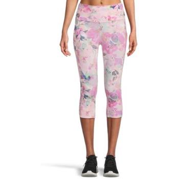 Skechers Go Walk Seascape Floral Pantacourt Coral Petite