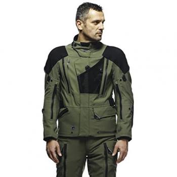 Giacca e pantaloni da moto Dainese Hekla Absoluteshell Pro 20K impermeabili Army-Verde/Nero UNICA