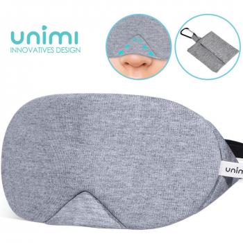 100% Lichtblocker Schlafmaske Unimi Baumwolle 2019
