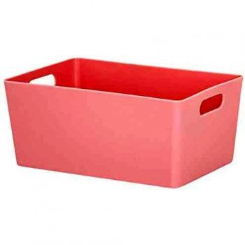 Wham Pink Rectangular Studio Basket 4.02