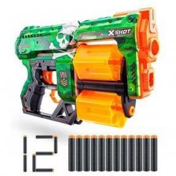 Pistola Dread X-SHOT 12 Dardos +8A Calavera