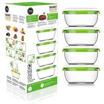 FOSA Lot de 4 Contenants Alimentaires 600 ml