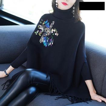 Camiseta de Manga Larga con Cuentas X230 en Estilo Otoño