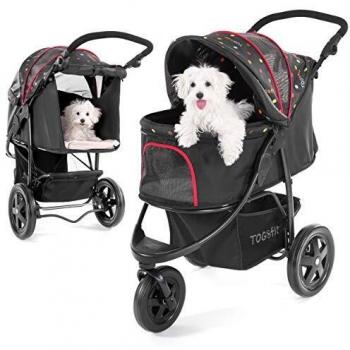 TOGfit Pet Roadster – Flexibles Schieberhöhen-Design für Hunde bis 32 kg