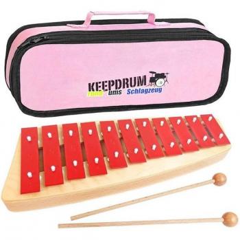 Sonor NG10 Glockenspiel für Kinder mit pinker Tragetasche