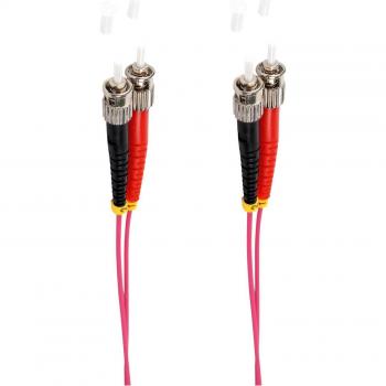 Shiverpeaks 1m OM4 Kabel ST-ST Violett