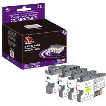 Cartouches d'encre UPrint 4 couleurs compatibles avec Brother LC427 XL