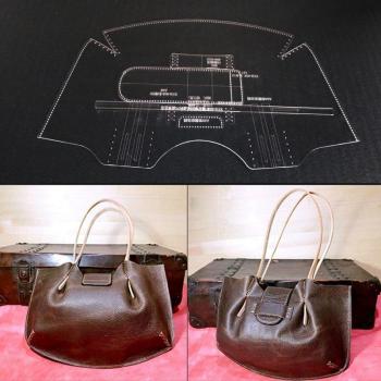 Handmade Handbag Acrylic Template for Women 46.5x28.5x15cm