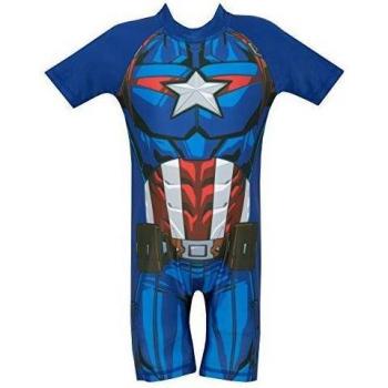 Blue and White Captain America Swim Set