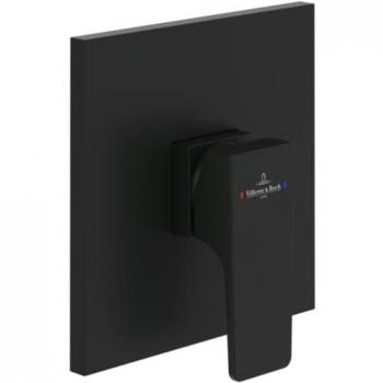 Mitigeur douche encastrable VILLEROY & BOCH Architectura Square Laiton Mat Noir