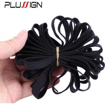 Plussign 1 stks/partij Zwarte Elastische Band voor Pruiken
