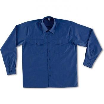 Camisa de Algodón Azulina de Manga Larga T42
